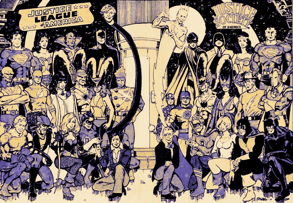 JLA JSA Pop Art